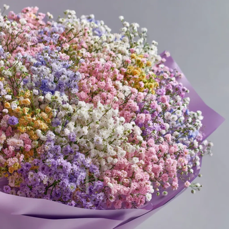 Монобукет из гипсофилы &laquo;Пушистая симфония&raquo;