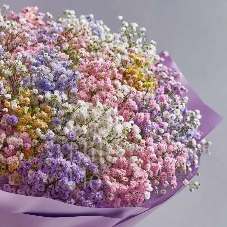 Монобукет из гипсофилы &laquo;Пушистая симфония&raquo;