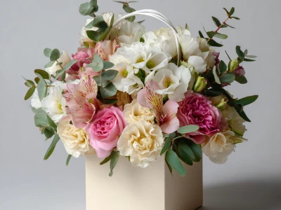 Цветы в сумочке «Прогулка по Парижу»