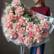 Роскошный букет из 25 Французских роз 0