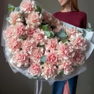 Роскошный букет из 25 Французских роз 3