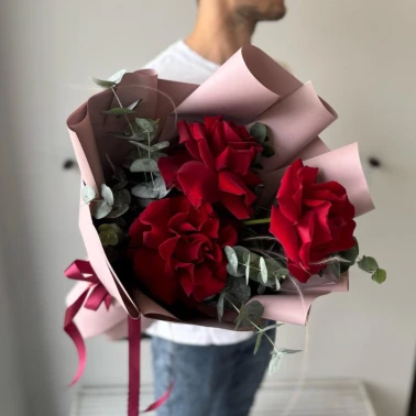 Букет из 3 Французских роз