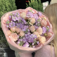 Ароматный букет с маттиолой 3