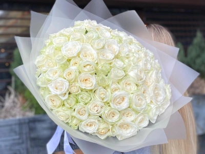 101 сортовая белая роза
