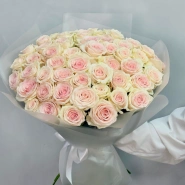 51 нежно-розовая роза 2