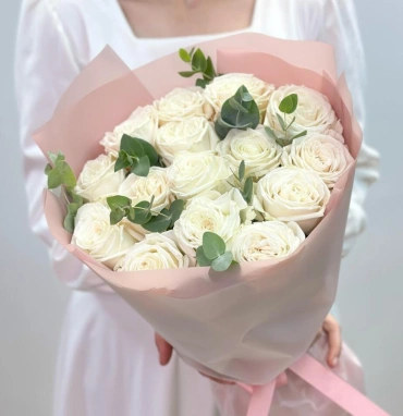Букет из 15 роз Шампань