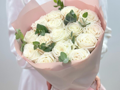 Букет из 15 роз Шампань