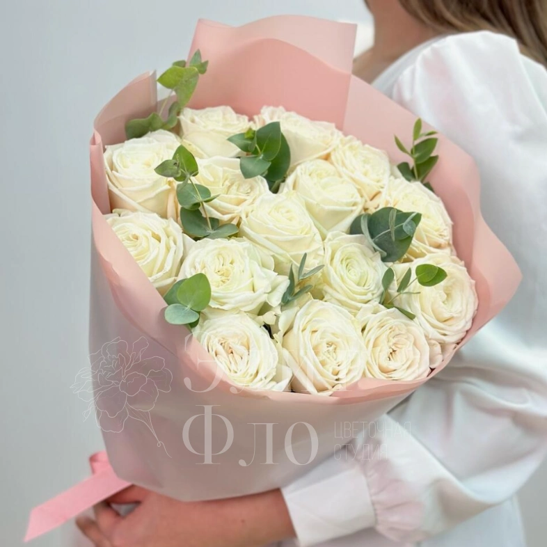 Букет из 15 роз Шампань