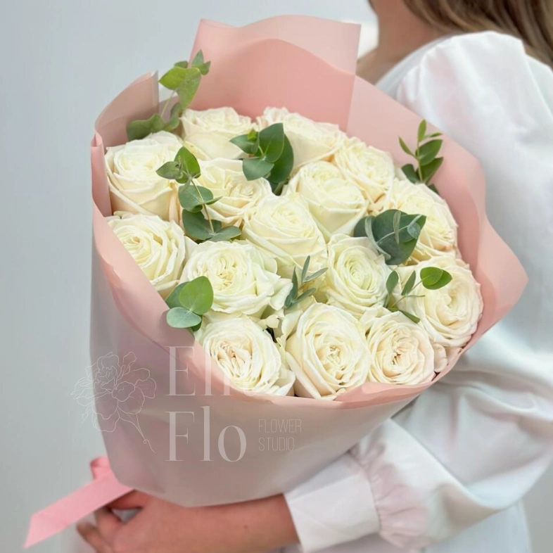 Букет из 15 роз Шампань