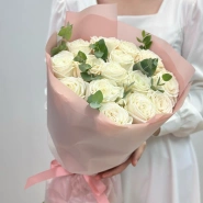 Букет из 15 роз Шампань 1