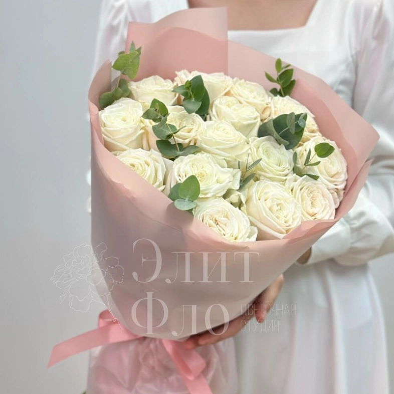 Букет из 15 роз Шампань