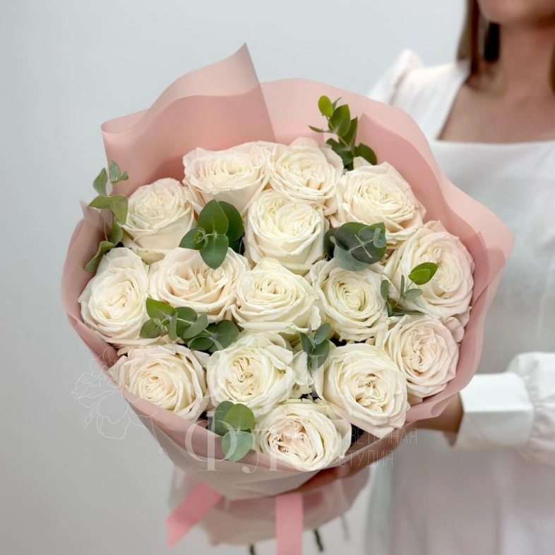 Букет из 15 роз Шампань