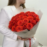 25 алых роз 2