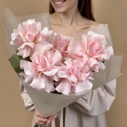 Букет из 5 французских роз 0