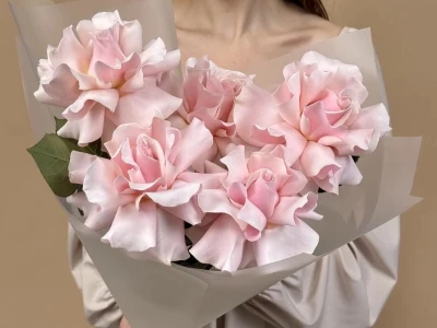 Букет из 5 французских роз