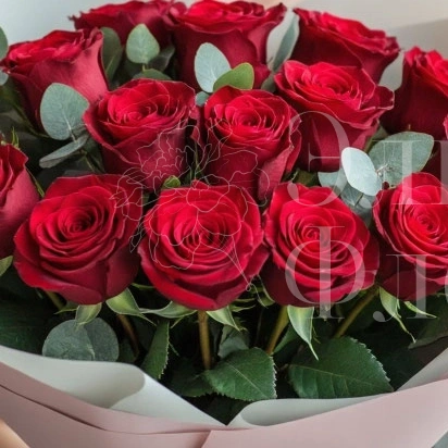 Красно-розовый букет