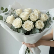 Белые розы Elegance 2