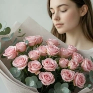 Розовый букет нежности 2