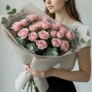 Розовый букет нежности 1