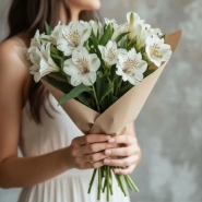 Белые Альстромерии 1