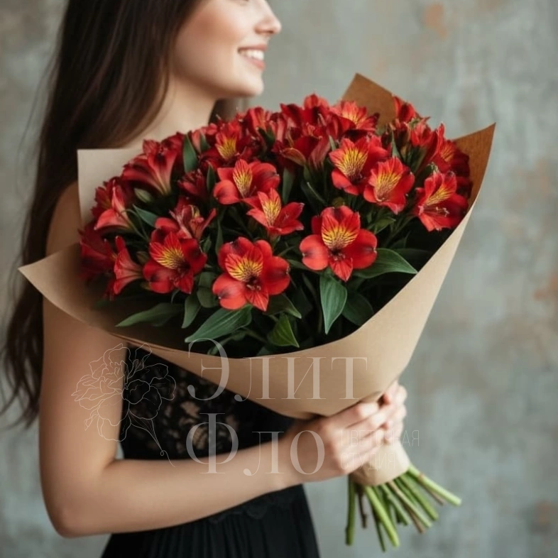 Огненные Альстромерии