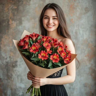 Огненные Альстромерии