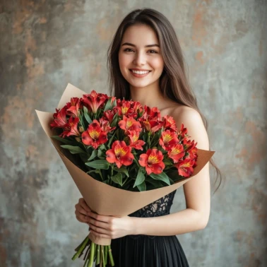 Огненные Альстромерии