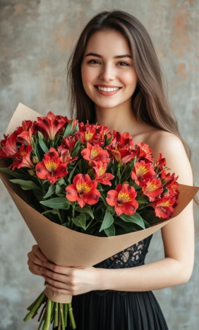 Огненные Альстромерии