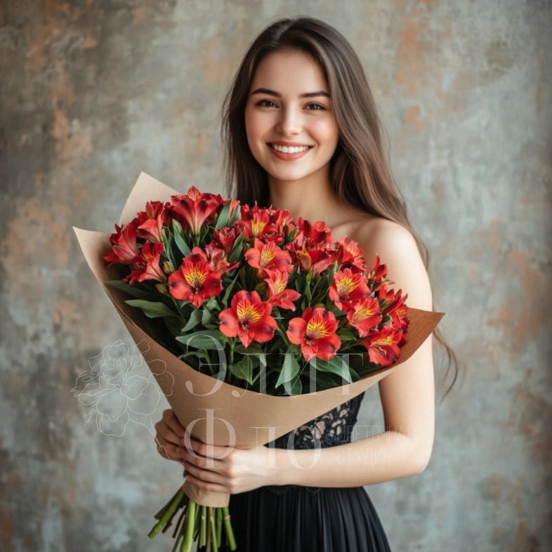 Огненные Альстромерии