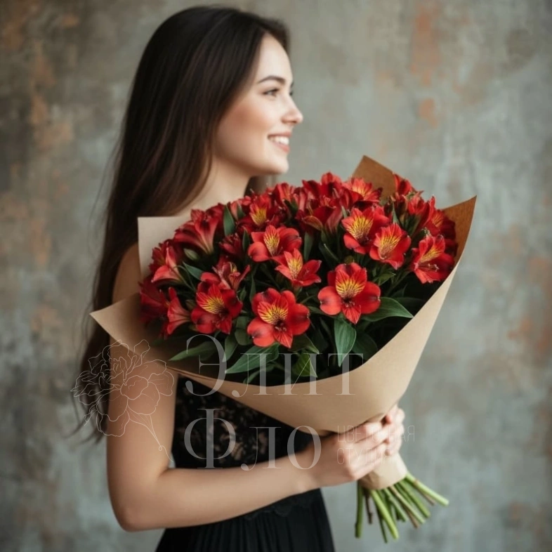 Огненные Альстромерии