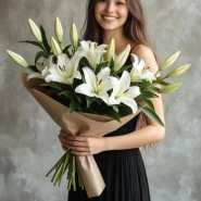 Белые лилии 0