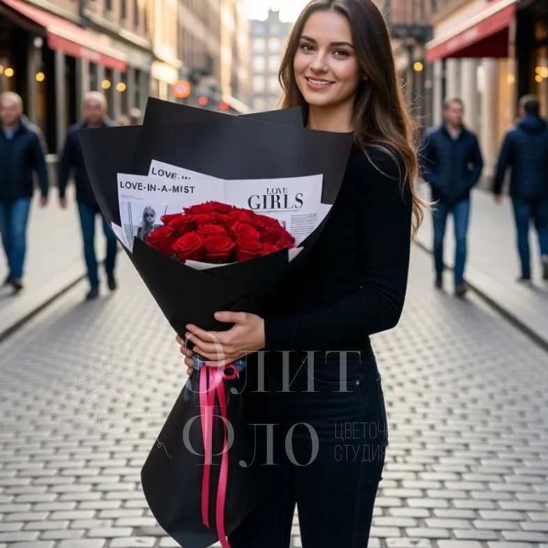 Букет-Гигант из эквадорских роз