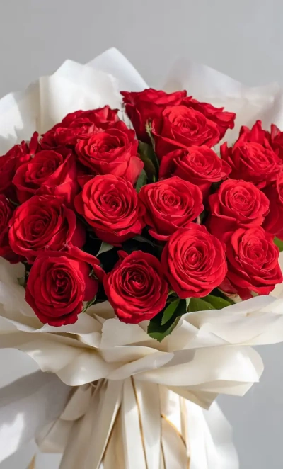 Красные розы «Алое признание»